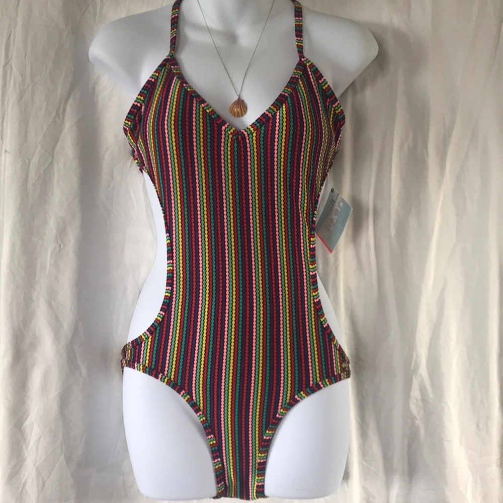 NWT Multi color one piece swimsuit